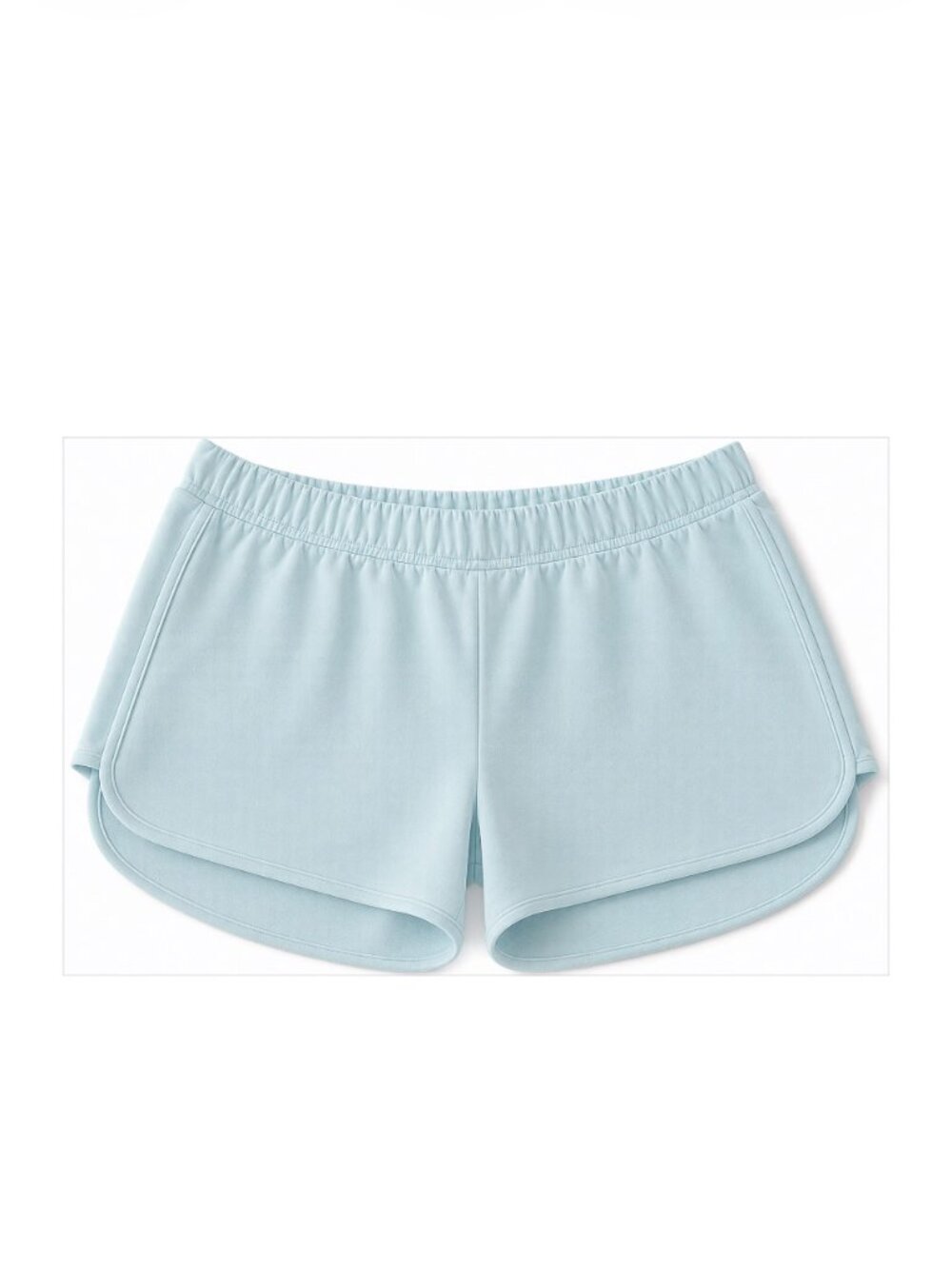 French Terrycloth Yummie Blue Dolphin hem Lounge XS Shorts